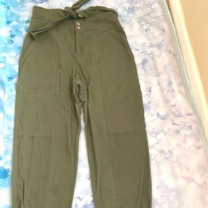 Army green cargo pants